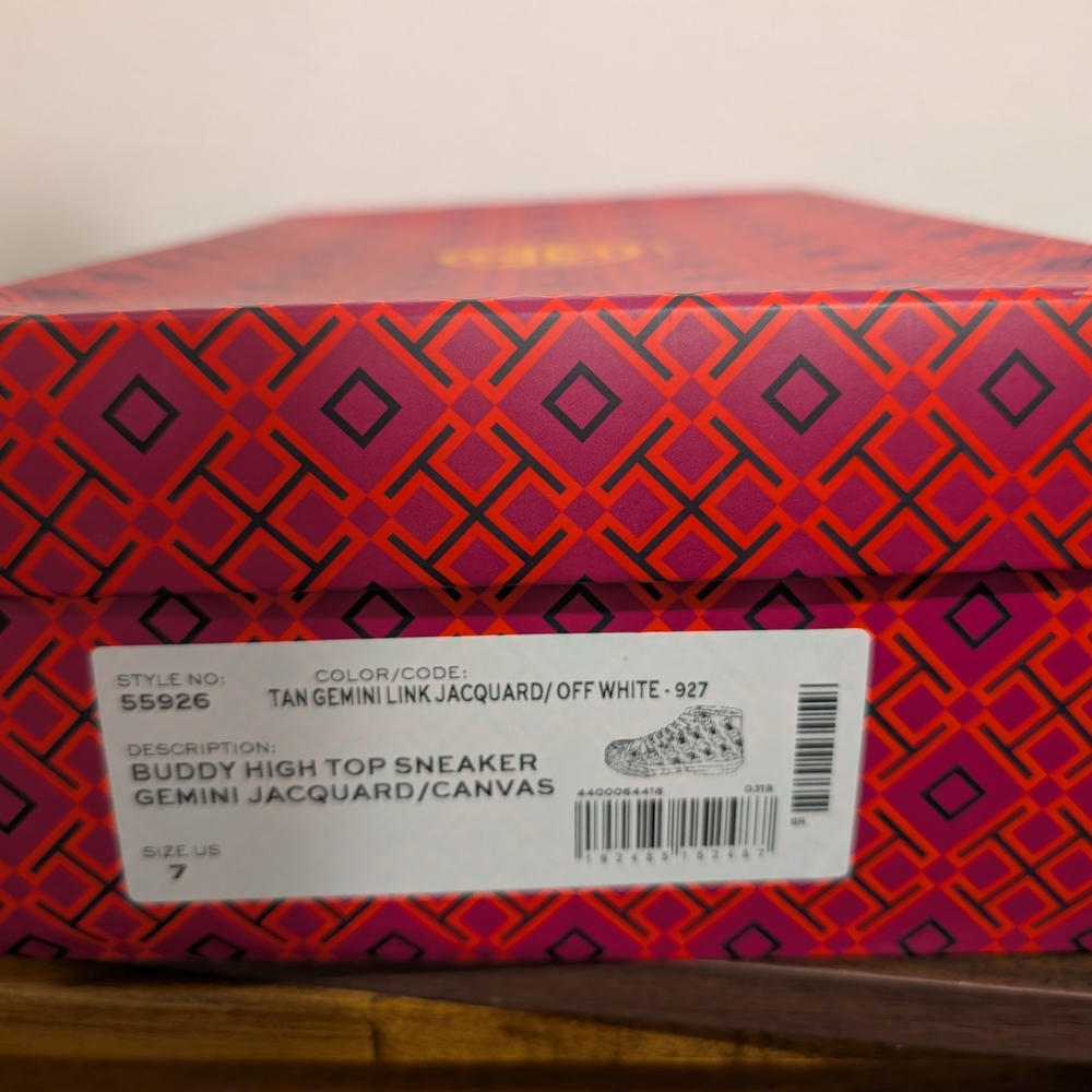 Tory Burch Buddy High Top Sneakers - Picture 4 of 7